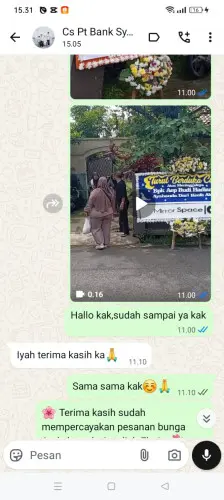 Testimonial Papan Bunga cibukamanah